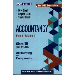 Accountancy Part A Vol 2 for CBSE Class 12 by D K Goel |